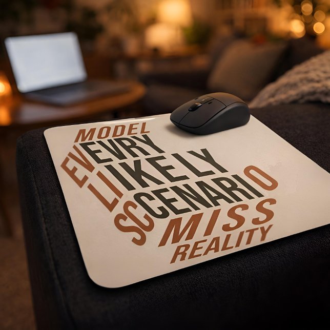 Dry Motivation | Modeled Reality | Campfire Mouse Mat (Lifestyle Shot)