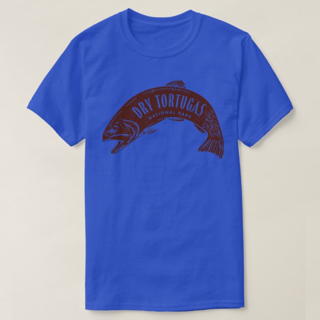 Dry  National Park Fish Brown T-Shirt (Design Front)