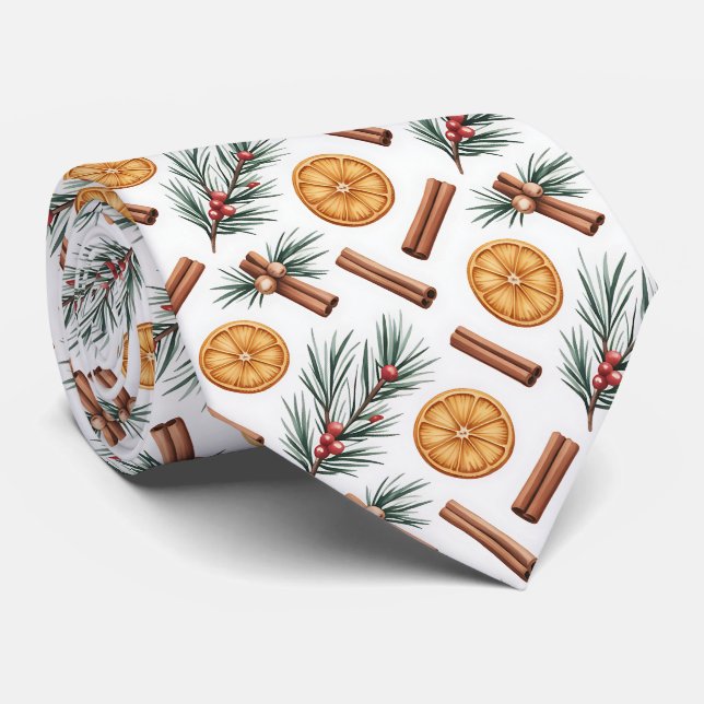 Dry Oranges Cinnamon Sticks Fir Branches Tie (Rolled)