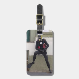 Dry Scuba Diver Luggage Tag