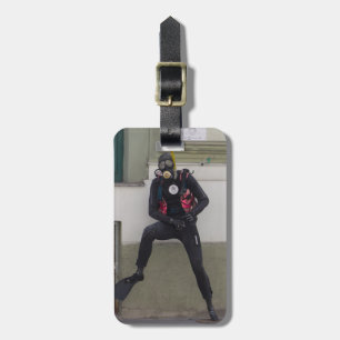 Dry Scuba Diver Luggage Tag