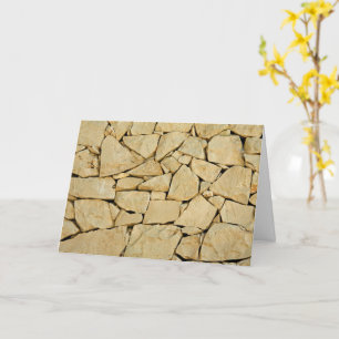 Dry stone wall card