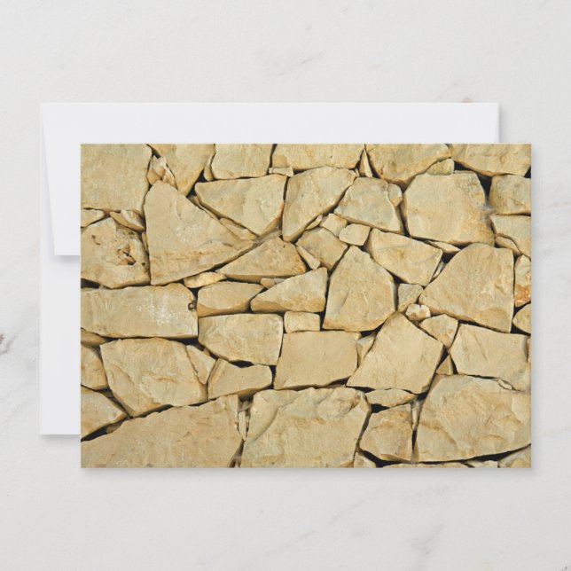 Dry stone wall card (Front)