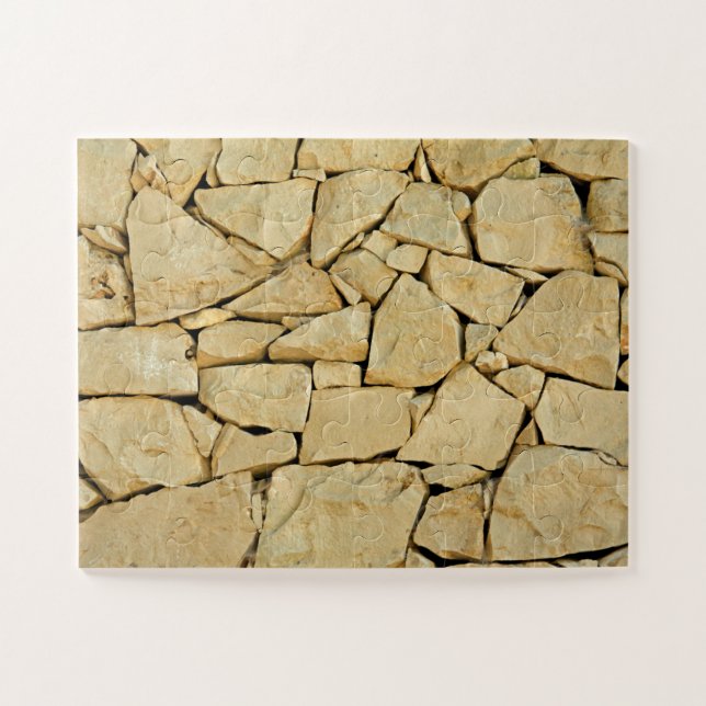 Dry stone wall jigsaw puzzle (Horizontal)