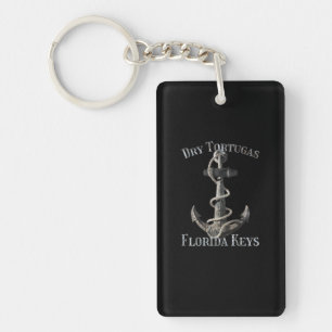 Dry Tortugas Florida Keys Vacation Nautical Anchor Key Ring