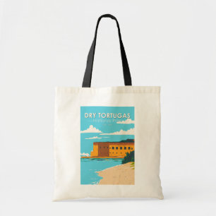 Dry Tortugas National Park Florida Fort Vintage Tote Bag