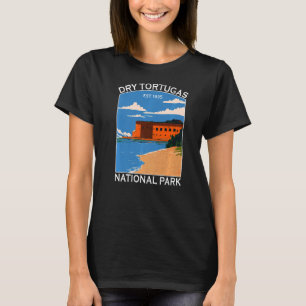 Dry Tortugas National Park Florida Retro Tourist S T-Shirt