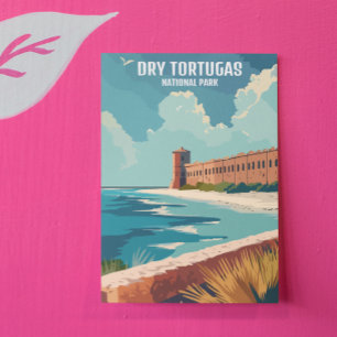 Dry Tortugas National Park Florida Vintage Travel Postcard