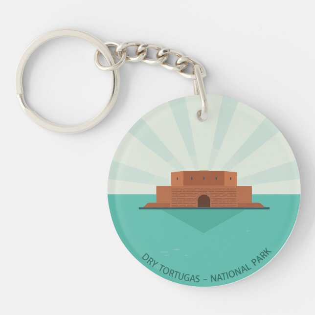Dry Tortugas National Park Fort Jefferson Key Ring (Front)