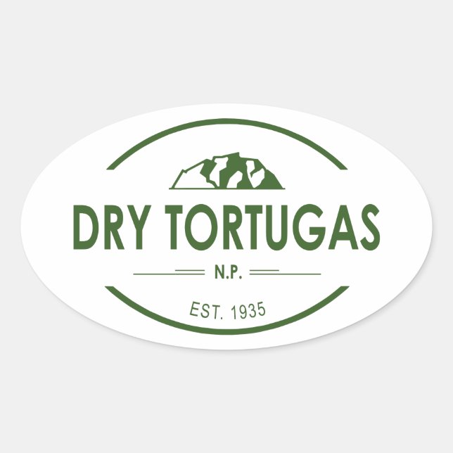 Dry Tortugas National Park Oval Sticker (Front)