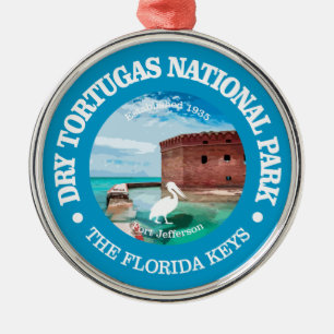 Dry Tortugas NP2 Metal Tree Decoration
