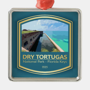 Dry Tortugas NP (PF1) Metal Tree Decoration