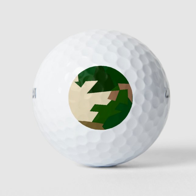 Dry Tundra Camo Golf Balls (Front)