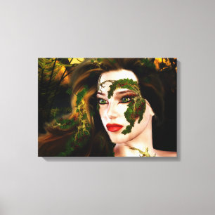 Dryad of the Forest Fantasy Canvas Print