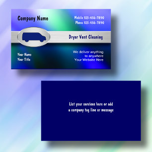 Dryer Vent Cleaning Business Cards