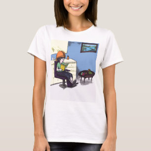 Drying Hair in a Beauty Salon T-Shirt