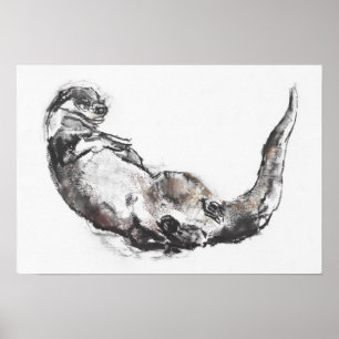 Drying Off Poster
