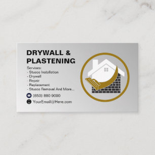 Drywall Business Card Plaster