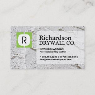 DRYWALL COMPANY BUSINESS CARD