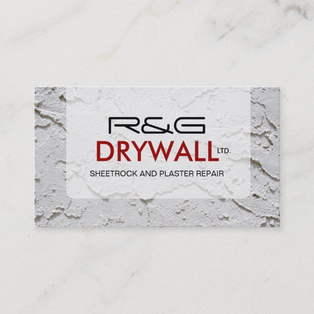 DRYWALL COMPANY BUSINESS CARD (Front)