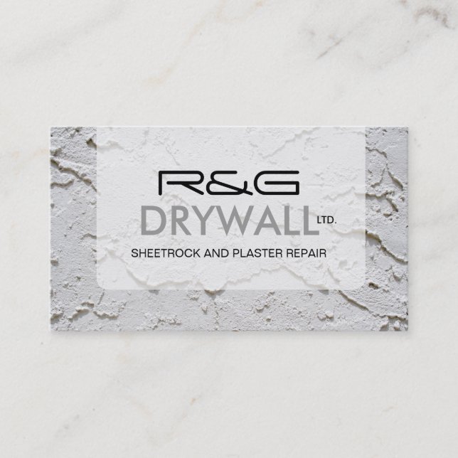 DRYWALL COMPANY BUSINESS CARD (Front)