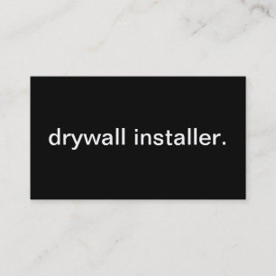 Drywall Installer Business Card