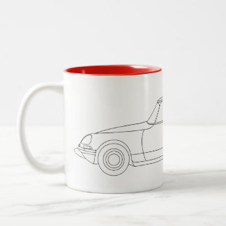 DS Break Safari illustration Two-Tone Coffee Mug