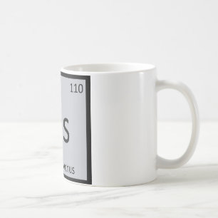 Ds - Deinonychus Dinosaur Chemistry Periodic Table Coffee Mug