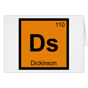 Ds - Dickinson North Dakota Chemistry Symbol