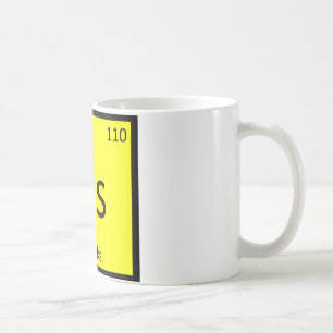 Ds - Ducks Chemistry Periodic Table Element Symbol Coffee Mug