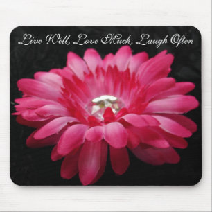 DSC00005 (2), Live Well, Love Much, Laugh Often Mouse Mat
