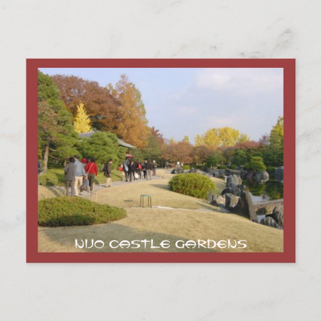 DSC00049, Nijo Castle Gardens Postcard (Front)