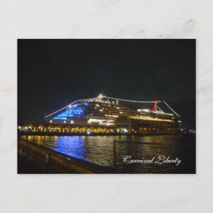 DSC03048, Carnival Liberty - Customised Postcard