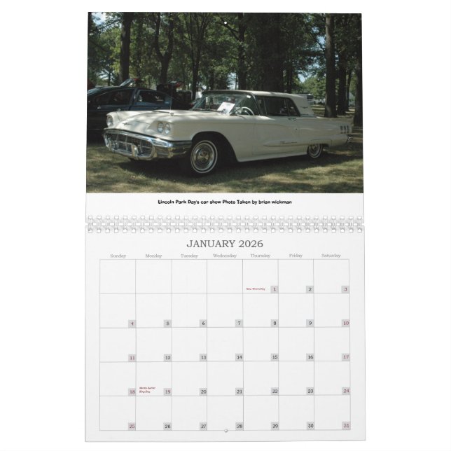 DSC_0006, August, 24, 2008, Lincol... - Customised Calendar (Jan 2026)