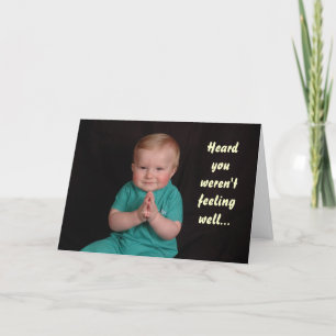 DSC_0081, Heard you weren't feeling well... Card