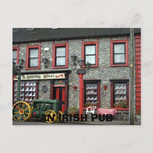 DSC_0588.NEF, AN IRISH PUB POSTCARD (Front)