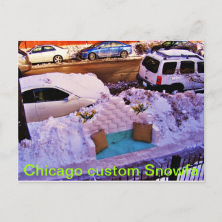 DSCF3081, Chicago custom Snowfa Postcard
