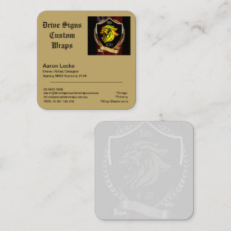 DSCW (Square, 6.4 cm x 6.4 cm) Business Card