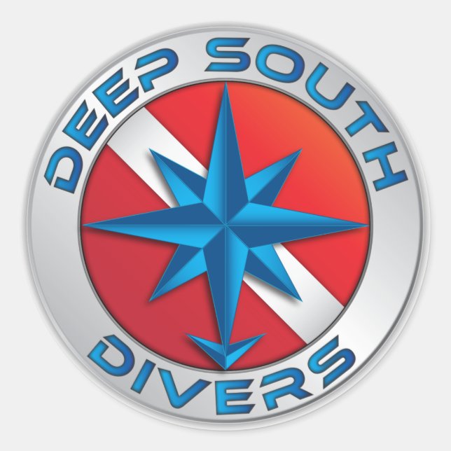 DSD Round Sticker (2 sizes) (Front)