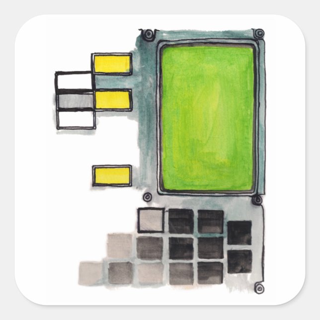 DSKY Apollo Guidance Computer Sticker (Front)