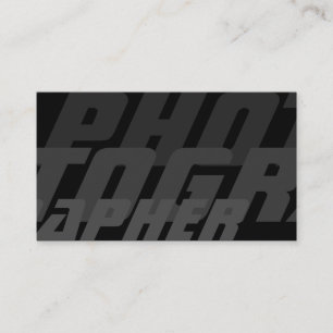 DSLR Camera lenses for Photographers Videographers Business Card