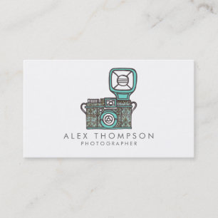 DSLR Camera Photographer Business Cards