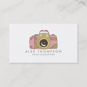 DSLR Camera Photographer Business Cards