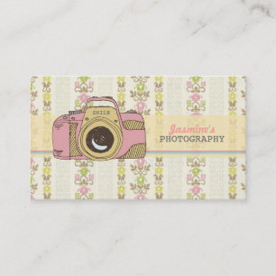 DSLR Camera Photography Photographer Business Card