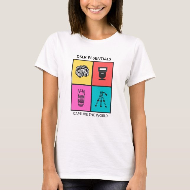 DSLR Essentials T-Shirt (Front)