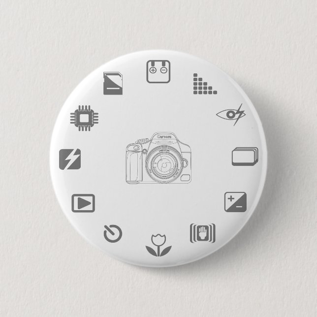 DSLR Feature 6 Cm Round Badge (Front)