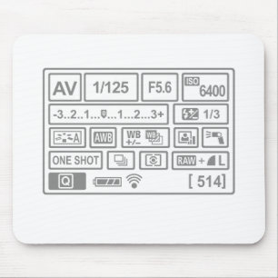 DSLR Setting Mouse Mat