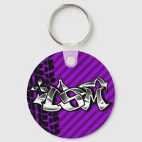 DSM Eclipse Talon 4g63 Purple Keychain