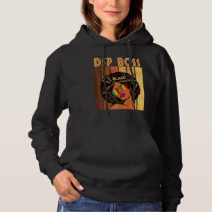 Dsp Boss Afro African American Women Black History Hoodie