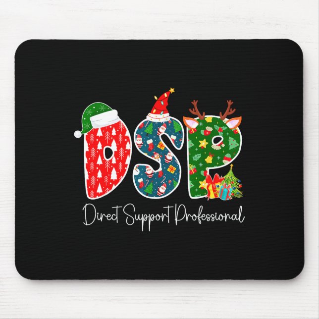 Dsp Christmas Direct Suprt Professional Xmas Famil Mouse Mat (Front)